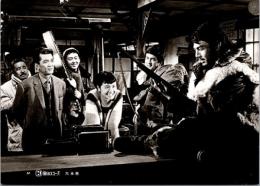 10352■映画　スチール写真 ■大氷原 　宍戸錠　和泉雅子　中原早苗　斎藤武市　15.5cm×11cm　左少痛み