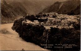 1002295■戦前 絵葉書■富山 黒部峡谷 宇奈月温泉全景　黒部鉄道終点 　　