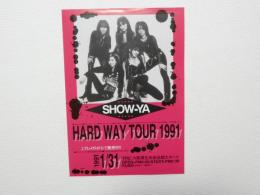 100472■チラシ■SHOW-YA 　ショーヤ ツアー 1991 大阪厚生年金会館大ホール