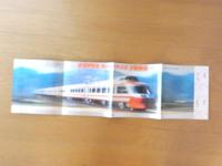 A■100709■鉄道■小平グリーンロード散策記念入場券　新宿駅　小田急鉄道株式会社印あり