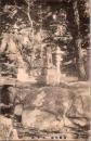 1002468■戦前 絵葉書■広島 安藝竹原 忠孝岩　明治・大正期