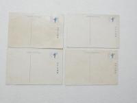 2000168●戦前　絵葉書●大東京 帝国劇場 明治神宮 浅草観世音仲見世 上野公園 4枚