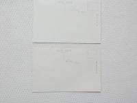 2000184●戦前　絵葉書●鳥取県 三朝温泉 河原湯　三朝橋　露天湯 2枚