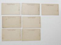 2000195●戦前　絵葉書●東京 7枚 上寺(バス・レトロカー)　日本橋通り 桜門 乃木墓 参謀本部 他