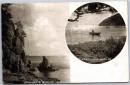 1002492■戦前 絵葉書■国立公園出崎　田ノ浦海水浴場附近 エンタイア