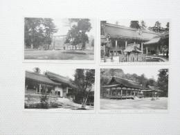 2000254●戦前　絵葉書●賀茂別雷神社 一鳥居 本殿 中門 網殿 4枚