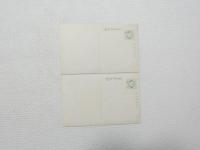 2000259●戦前　絵葉書●岡山県笠岡商業学校 2枚 　1枚左痛み
