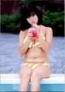 10023◆2L判写真◆河合奈保子　2L判 18cm×12.5cm