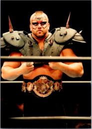 10236◆生写真◆プロレス ロード・ウォリアーズ ロード・ウォリアー・ホーク ロード・ウォリアー・アニマル　11.5cm×8.2cm