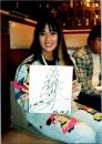 10373◆生写真◆女子プロレス　　工藤めぐみ サイン  12.5cm×9cm