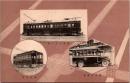 1002524■戦前 絵葉書■新式ボギー車 旧式単車 乗合自動車