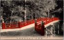 1002628■戦前 絵葉書■高野山 動坂麓極楽橋 手彩色