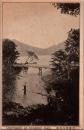 1002850■戦前 絵葉書■ 中禅寺大尻橋
