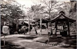 1002864■戦前 絵葉書■江の島名勝（江島神社）奧津宮の宮