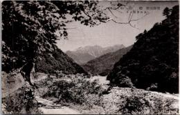 1002878■戦前 絵葉書■飛騨山脈 槍ヶ岳 蒲田温泉より