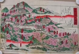 吉野山勝景絵図　(奈良県)