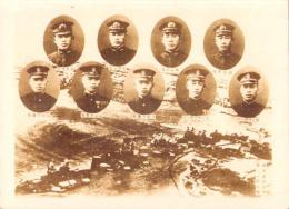 （写真）岩佐中佐、横山少佐、古野少佐ほか　-海軍省許可済第1149号-