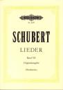 （楽譜・原書）SCHUBERT LIEDER BandⅦ　-Originalausgabe-（シューベルト歌曲集Ⅶ　-元版-）