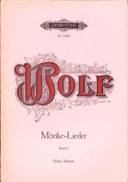 （楽譜・原書）WOLF　BandⅠ -Morike=Lieder- （ヴォルフⅠ　-メーリケ歌曲-）
