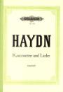（楽譜・原書）HAYDN -Kanzonetten und Lieder-（ハイドン　-カンツォネッタと歌曲-）