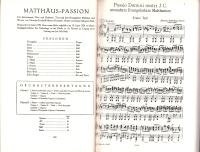（楽譜・原書）BACH Matthaus=Passion -Herausgegeben von Kurt Soldan-（バッハ　マタイ受難曲　-クルト・ソルダン編集-）
