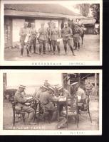 （絵葉書）第二師団機動演習実況　-大正13年-　2枚