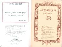 （付録）中学入学ガイドブック/ドラえもん色紙/メモリーノート1989　3点一括　-小学六年生平成1年3月号付録-