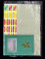 （付録）あっかんベースボールカード式野球ゲーム/ミニ四駆改造カタログ/テレカ式アイドル・ヒットソングカードほか　5点一括　-小学六年生平成1年4月号付録-