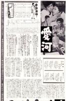 （映画プレスシート）大映「愛河」