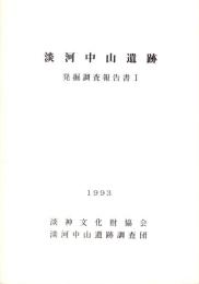 淡河中山遺跡発掘調査報告書Ⅰ（兵庫県）