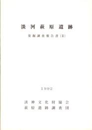 淡河萩原遺跡発掘調査報告書Ⅱ（兵庫県）
