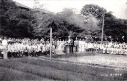 （絵葉書）献穀田田植　-昭和10年6月26日-　1枚