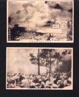 （絵葉書）東京市大震災惨状実況　2枚（東京）