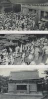 (尾張富士大宮浅間神社)拝殿竣功記念絵葉書　袋付3枚　(愛知県)