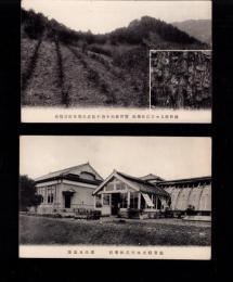 （絵葉書）滋賀県立水口農林学校　2枚（滋賀県）