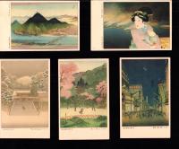 （絵葉書）吉田初三郎・画「岐阜名所」　5枚（岐阜県）
