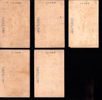 （絵葉書）名古屋名所　-御大典紀念-　5枚（名古屋市）