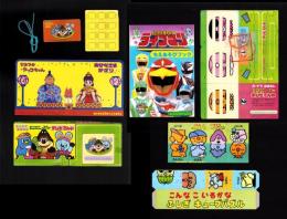 （付録）カードでおはなし　にこにこ、ぷんテレビでんわ/こんなこいるかな　ふしぎキューブパズル/ひみつのアッコちゃんおひなさまかざり他　4点一括　-おともだち平成1年3月号付録-