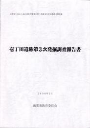 壱丁田遺跡第3次発掘調査報告書　-2006年3月-（島根県）
