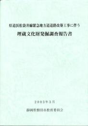 県道浜松袋井線緊急地方道道路改築工事に伴う　埋蔵文化財発掘調査報告書（静岡県）