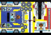 （付録）サイバー・コップはしれ！ザックローダー/ウルトラたいけつとんとんずもう/ひみつのアッコちゃんひなまつりバッグ　3点一括　-たのしい幼稚園平成1年3月号付録-