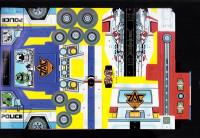 （付録）サイバー・コップはしれ！ザックローダー/ウルトラたいけつとんとんずもう/ひみつのアッコちゃんひなまつりバッグ　3点一括　-たのしい幼稚園平成1年3月号付録-