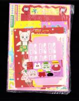 （付録）さくらももこのまるちゃんおひなさま/池野恋のリンゼ＆なるみティッシュボックス/高田エミのスイート・レターセット他　4点一括　-りぼん平成1年3月号付録-