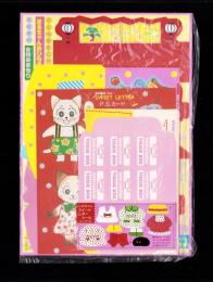 （付録）さくらももこのまるちゃんおひなさま/池野恋のリンゼ＆なるみティッシュボックス/高田エミのスイート・レターセット他　4点一括　-りぼん平成1年3月号付録-