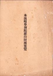 本派岐阜別院維持財団要覧（岐阜県）