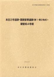 本庄2号遺跡・薬師堂東遺跡（第1・2地点）・御堂坂4号墳　-本庄市埋蔵文化財調査報告書 第33集-（埼玉県）