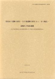 浅見山Ⅰ遺跡（Ⅲ次）・久下東遺跡（Ⅲ次　A1・B1地点）・北堀久下塚北遺跡　-本庄市埋蔵文化財調査報告書 第13集-（埼玉県）