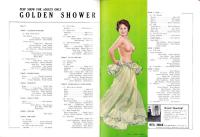 （演劇パンフレット）日劇ミュージックホール　-GOLDEN SHOWER FOLLIES-　昭和34年10月　表紙モデル・瞳はるよ