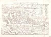 （一枚刷）大和国法隆寺大伽藍図（奈良県）