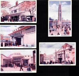 （絵葉書）御大礼記念国産振興東京博覧会　5枚